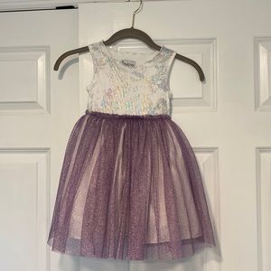 Pippa and Julie purple Tuple and sparkle dress 3T